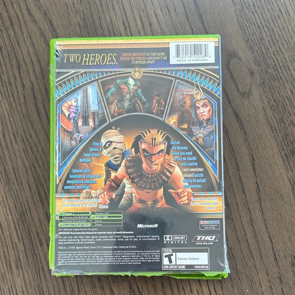 Xbox Sphinx and the Cursed Mummy Game